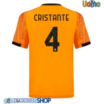 Maglie da calcio AS Roma Bryan Cristante #4 Seconda Maglia 2025-26 Manica Corta